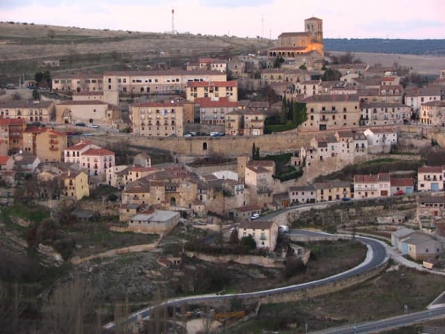 Calles medievales del pueblo de Sepúlveda, Segovia